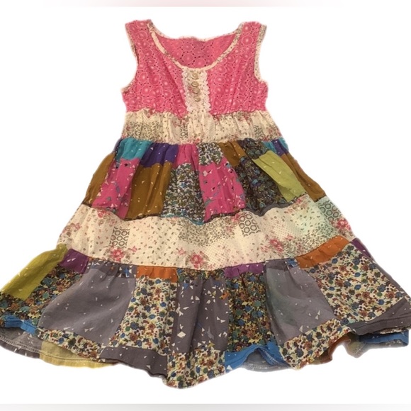 Tops - 🖤💕Women’s boho patchwork tunic. EUC.💕🖤